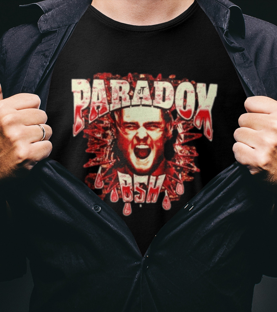 JT Paradox BSH Blood Red Bootleg Rap T-Shirt