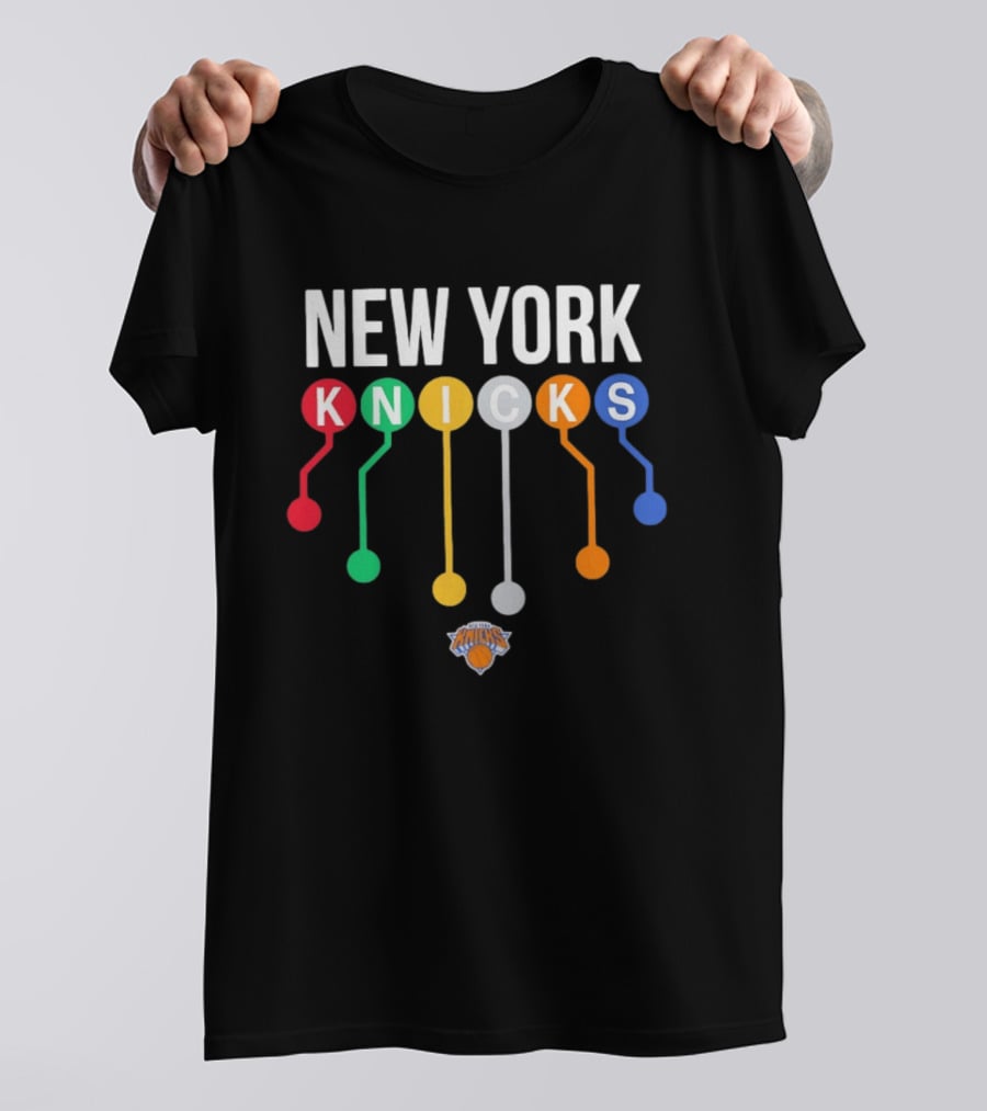 New York Knicks Subway Map NBA Basketball Team T-Shirt