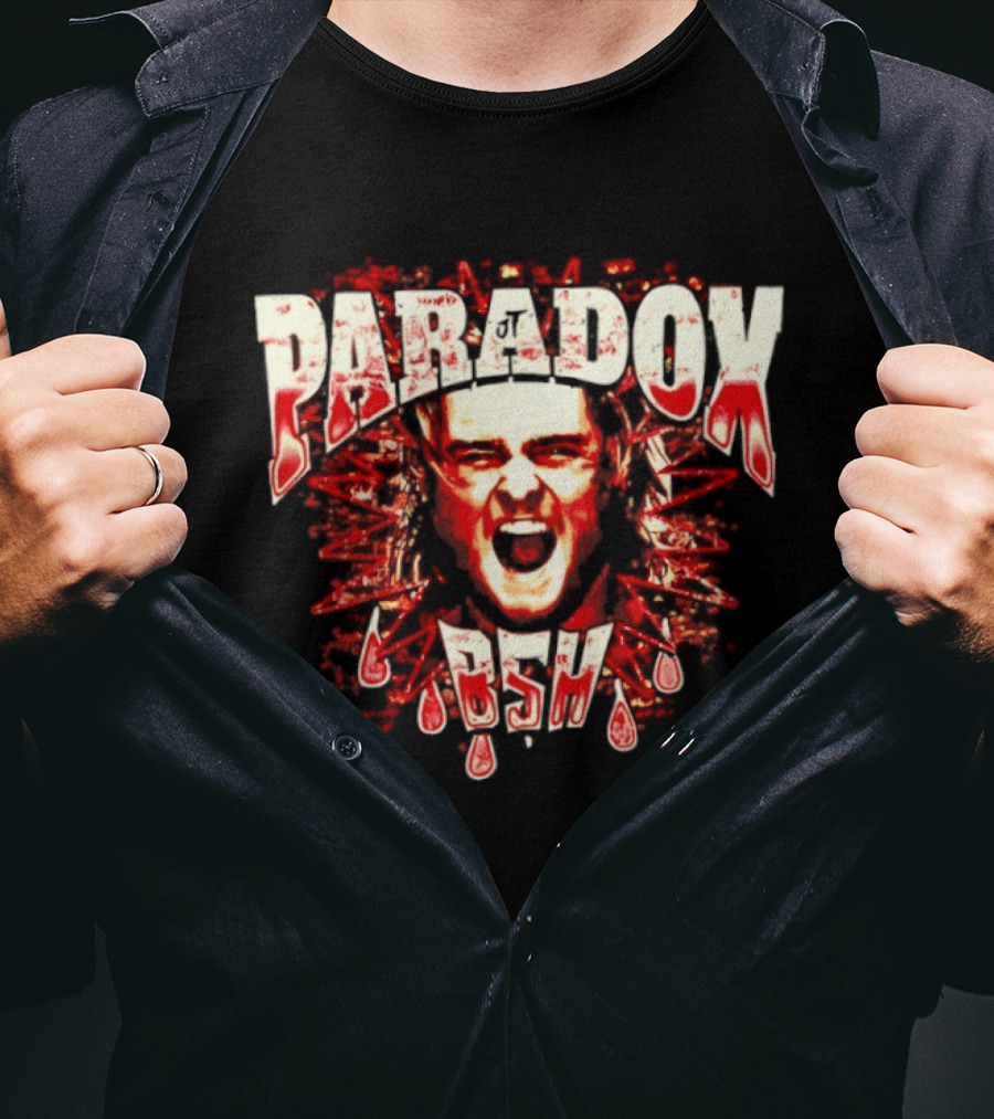 Paradox BSH Blood Splatter And Screaming Face T-Shirt