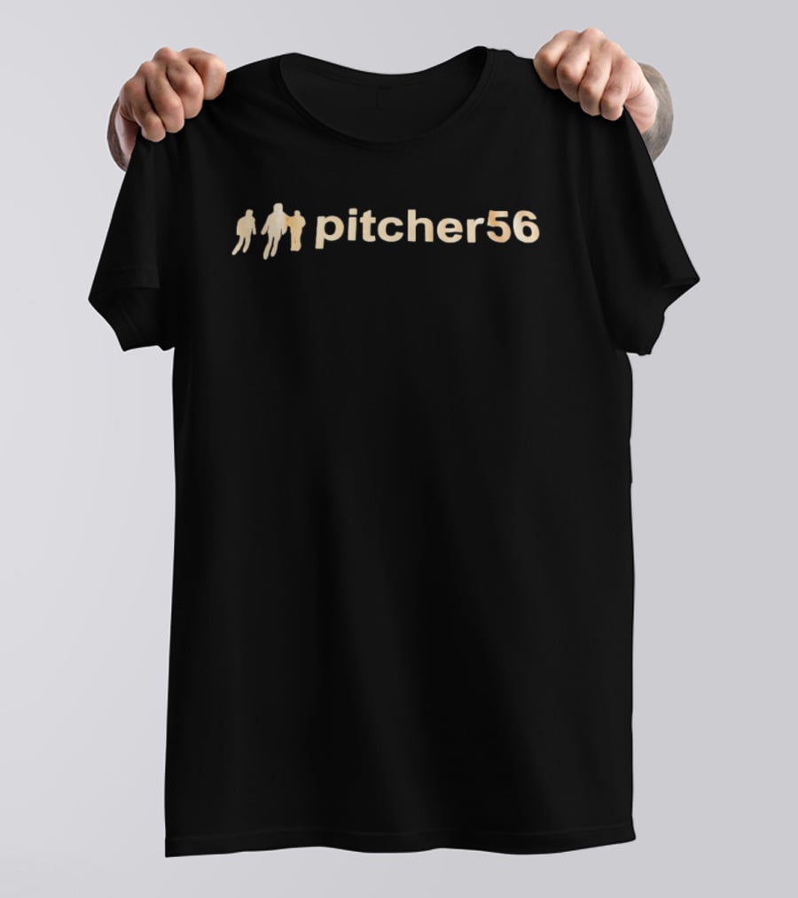 Pitcher 56 Baseball Player T-Shirt