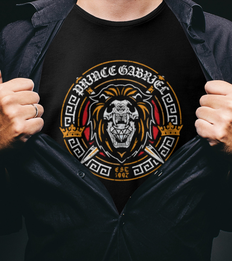 Prince Gabriel Hunter Lion Emblem Est 1997 T-Shirt