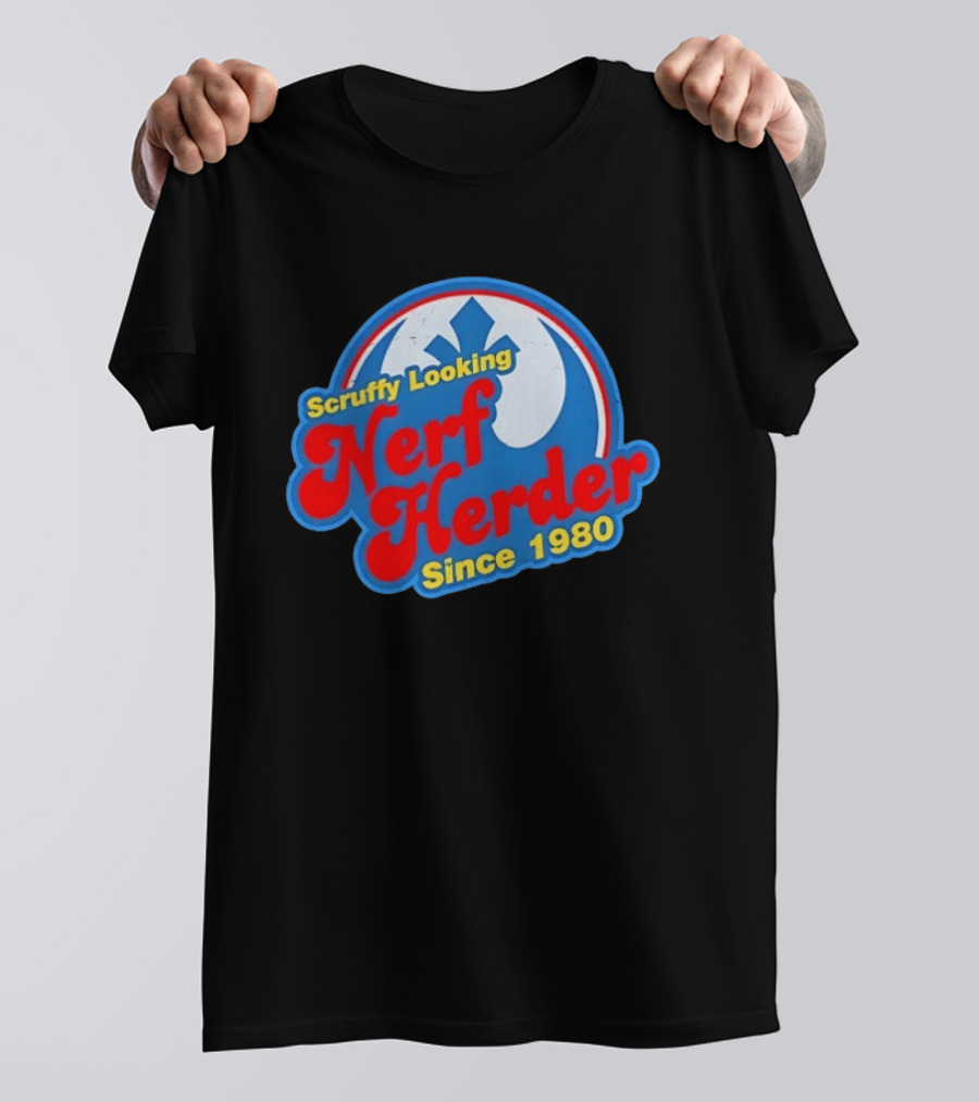 Scruffy Looking Nerf Herder Since 1980 T-Shirt