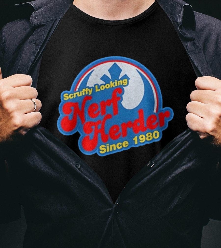 Scruffy Looking Nerf Herder Since 1980 T-Shirt
