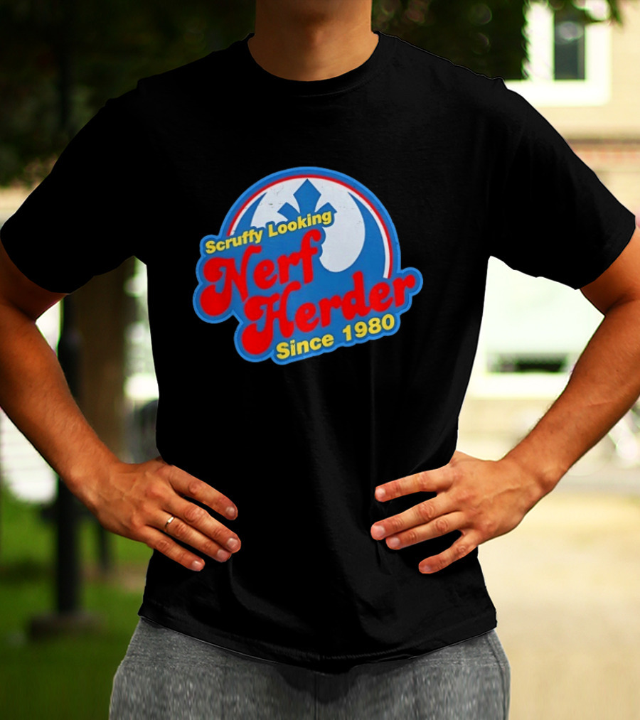 Scruffy Looking Nerf Herder Since 1980 T-Shirt