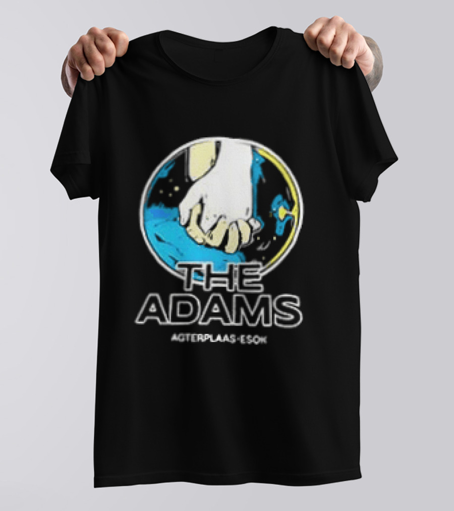 The Adams Agterplaas Esok Cosmic Handshake Global Unity T-Shirt