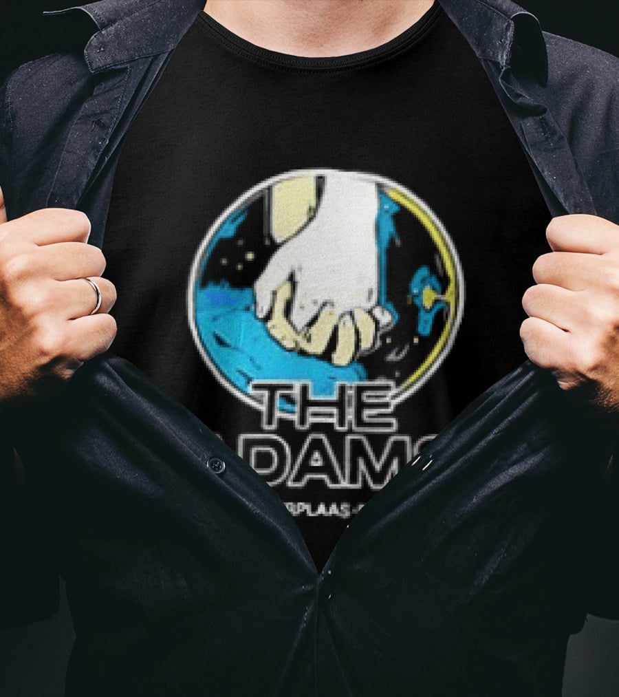 The Adams Agterplaas Esok Cosmic Handshake Global Unity T-Shirt