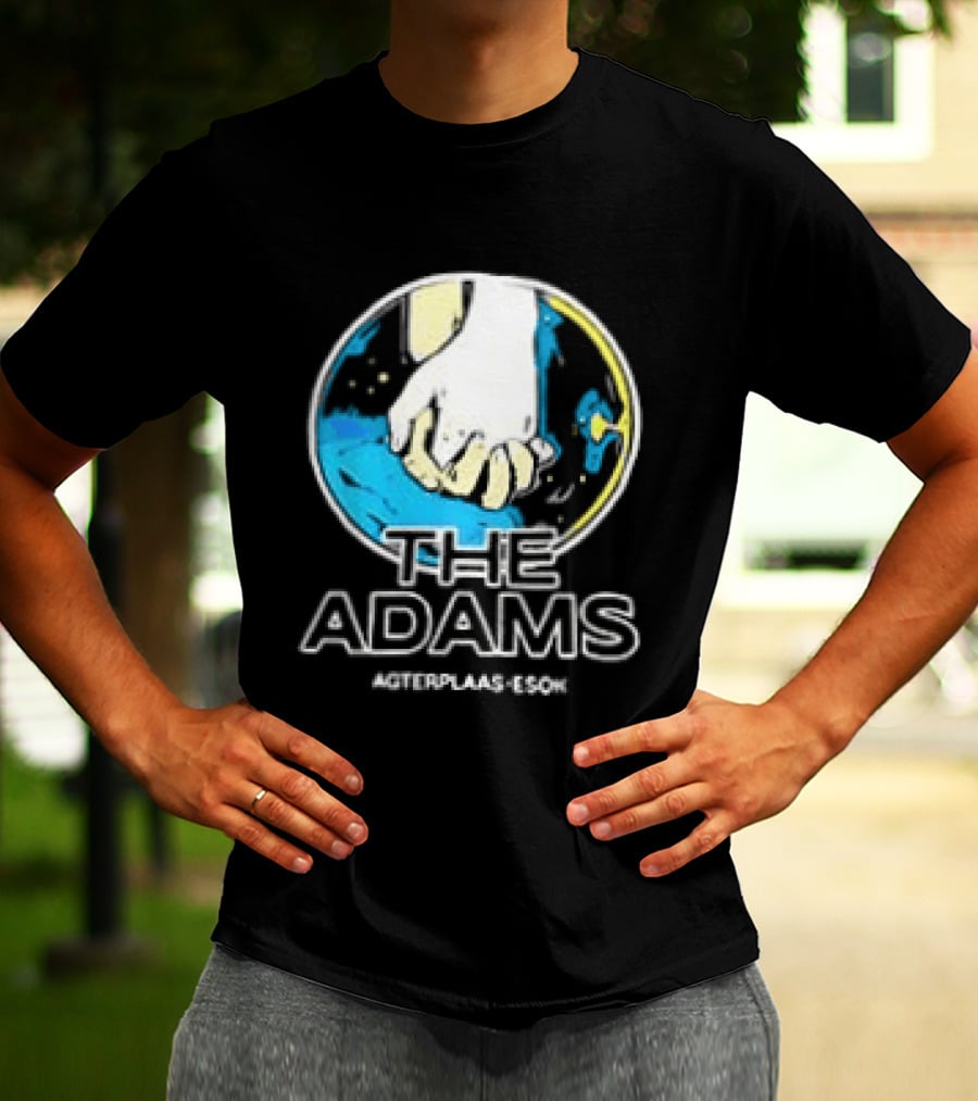 The Adams Agterplaas Esok Cosmic Handshake Global Unity T-Shirt