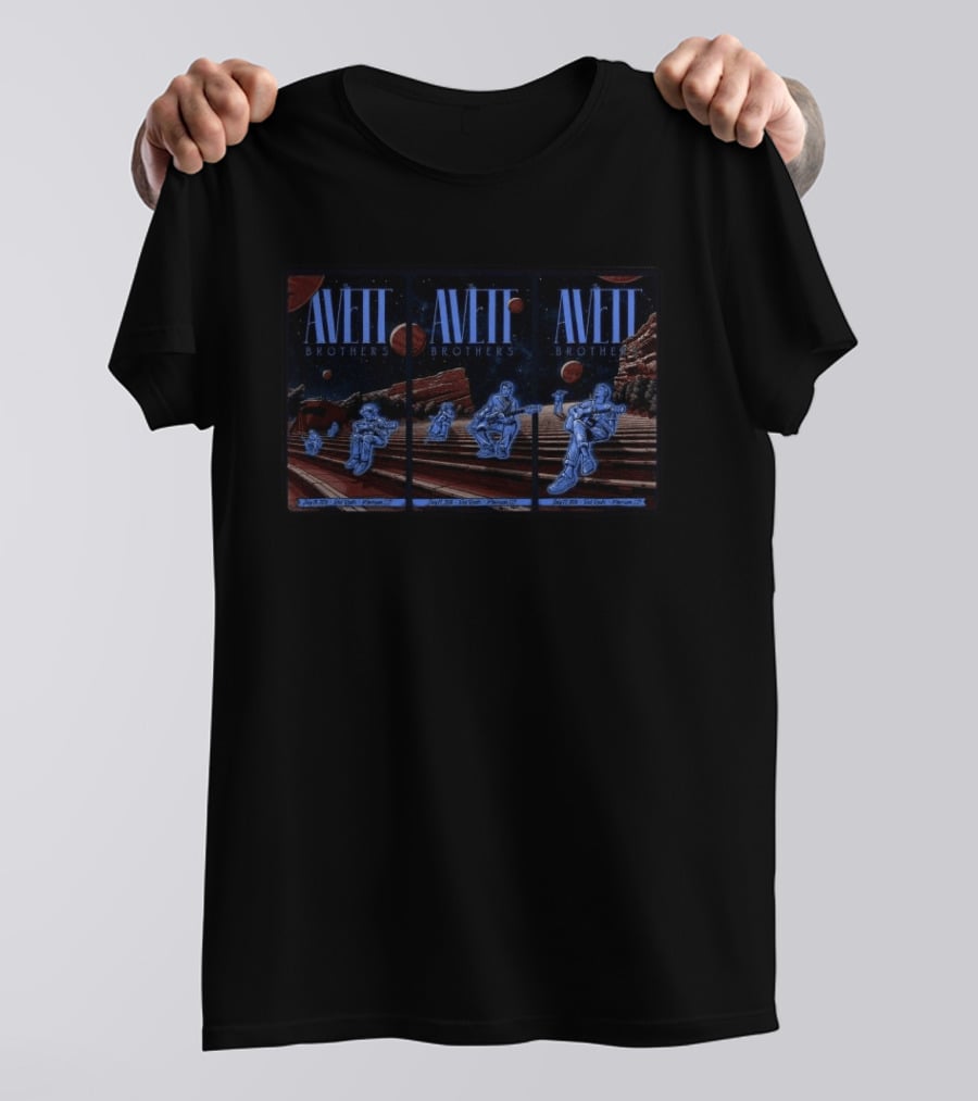The Avett Brothers Red Rocks Amphitheatre Tour 2026 T-Shirt