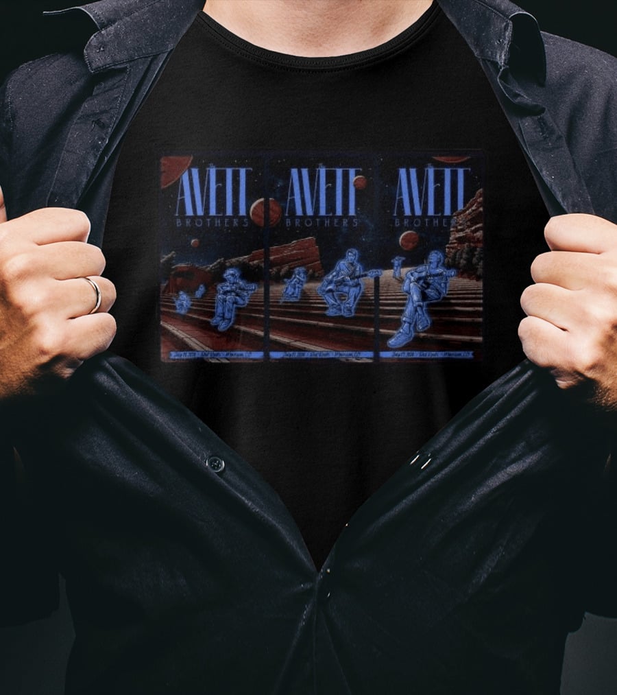 The Avett Brothers Red Rocks Amphitheatre Tour 2026 T-Shirt