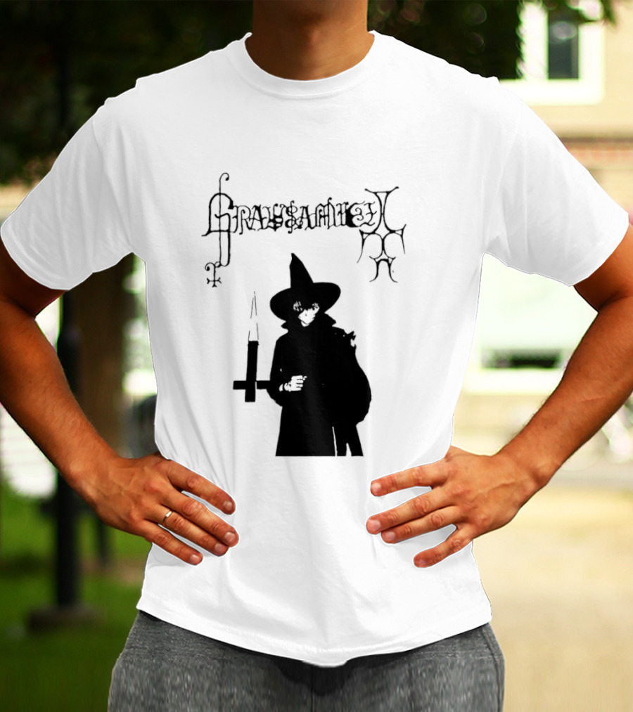 Gravsaamuel Witch Iconic Gothic Anime Dark Aesthetic T-Shirt