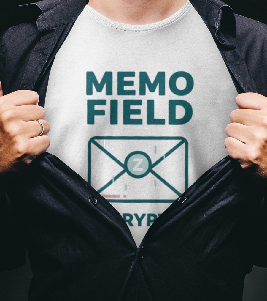 Memo Field Encrypted Z Data Security Protection T-Shirt