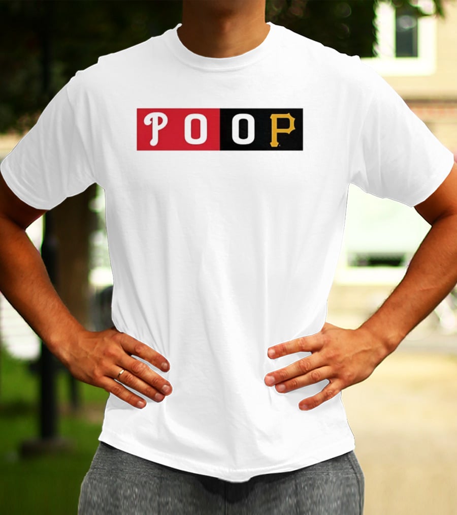 POOP Joe Roderick Pittsburgh Pirates T-Shirt