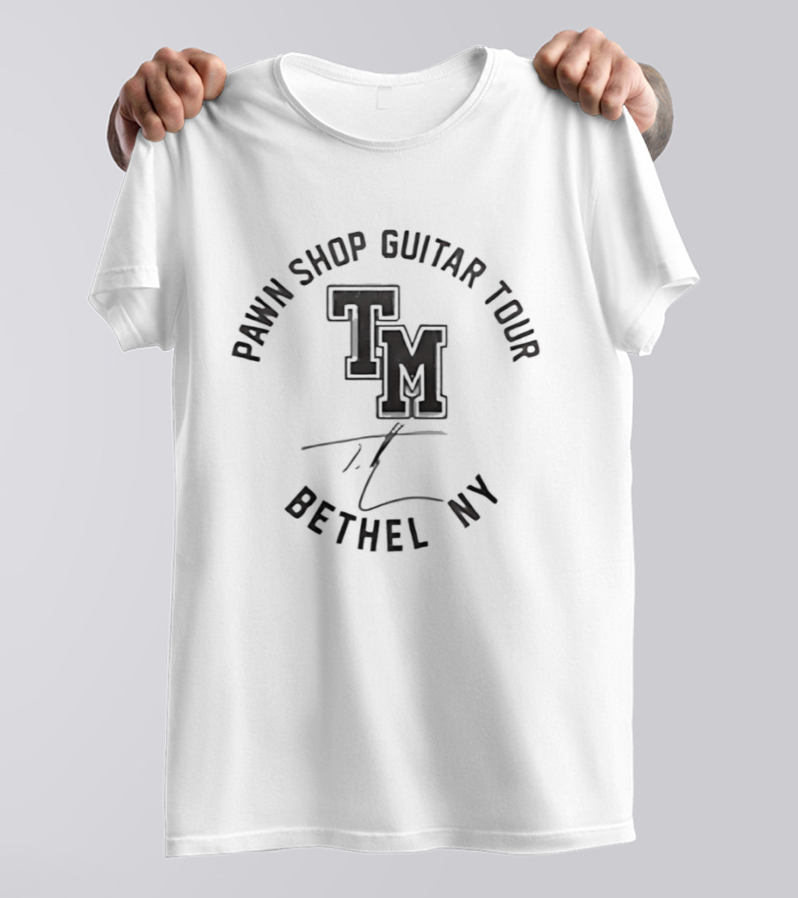 Pawn Shop Guitar Tour TM Bethel NY T-Shirt