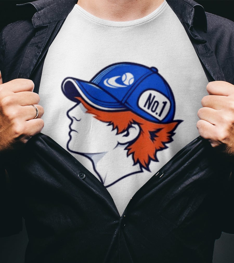 Jannik Sinner No 1 Fox Tennis ATP Player Iconic Cap T-Shirt