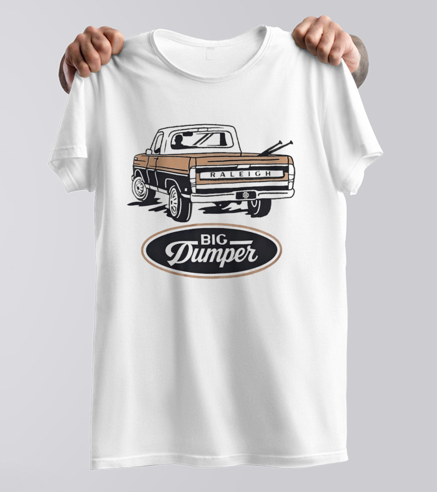 Big Dumper Raleigh Pickup Truck T-Shirt