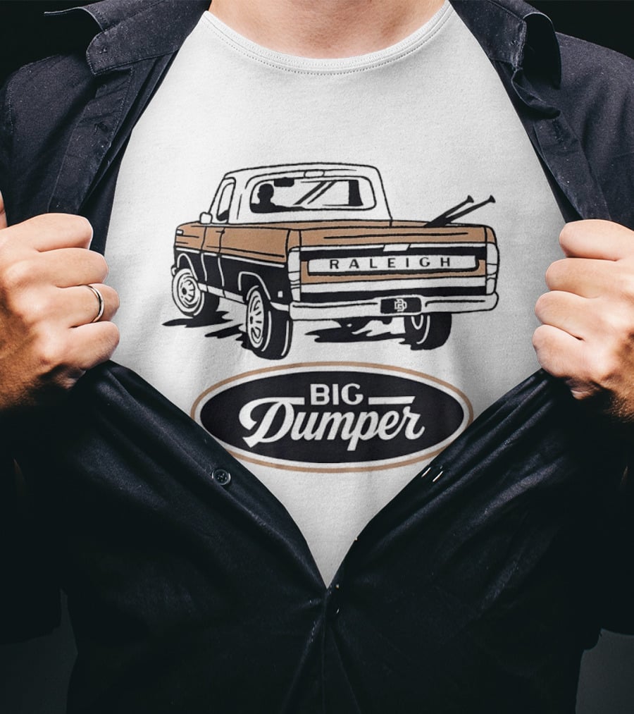 Big Dumper Raleigh Pickup Truck T-Shirt