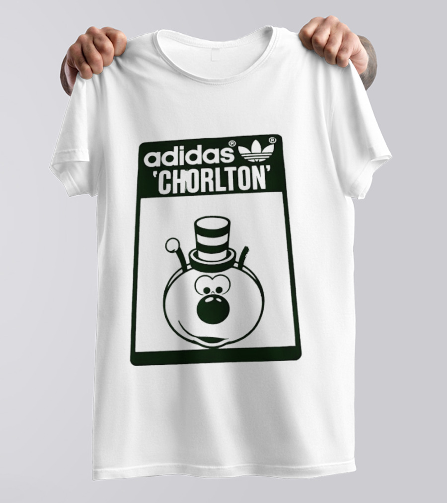 Adidas Chorlton Cartoon Character With Trefoil Top Hat T-Shirt