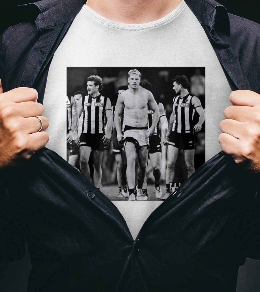 Collingwood Magpies Players Parental Advisory Explicit Frampton AFL Football Team Australia T-Shirt