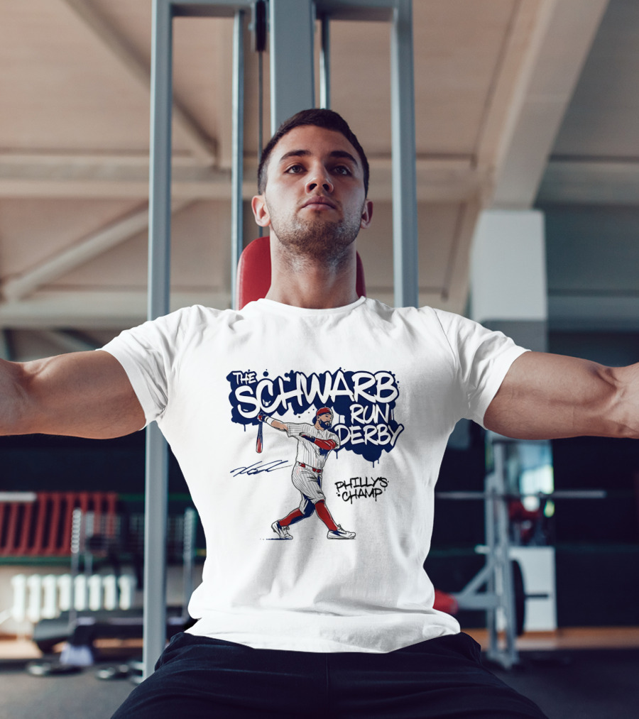 The Schwarb Run Derby Philly's Champ Baseball T-Shirt