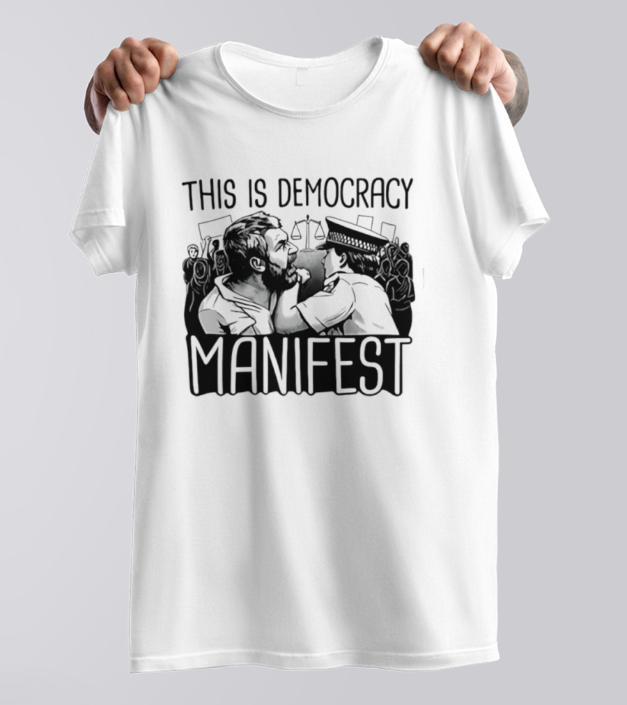 This Is Democracy Manifest Iconic Scene Capture T-Shirt