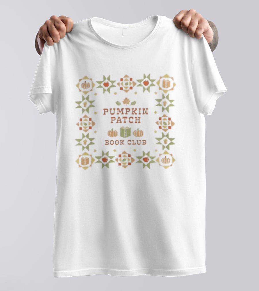 Pumpkin Patch Book Club Autumn Festival Reading Gathering T-Shirt