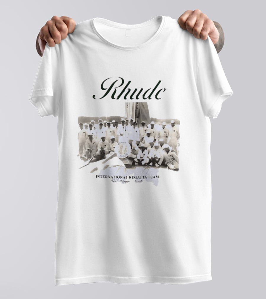 Rhude International Regatta Team US Virgin Islands Crew Photo T-Shirt