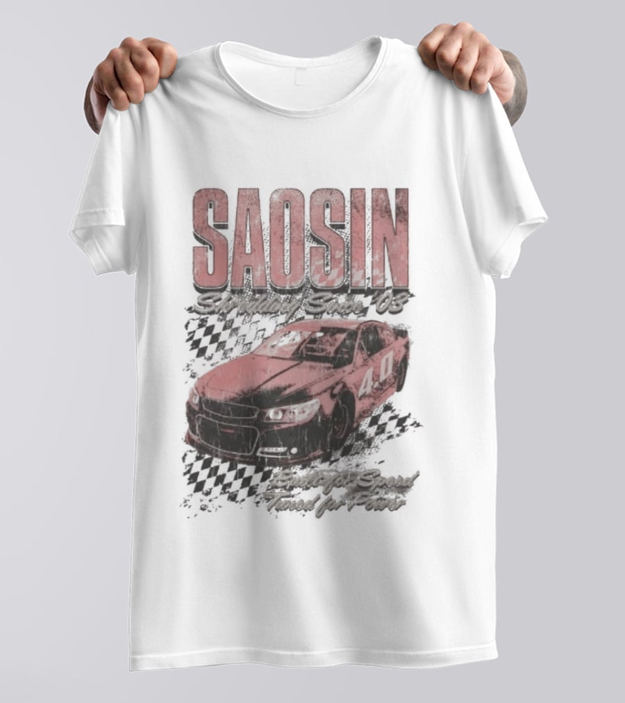 Saosin Built For Speed Turned For Power Shredding Since 2003 T-Shirt