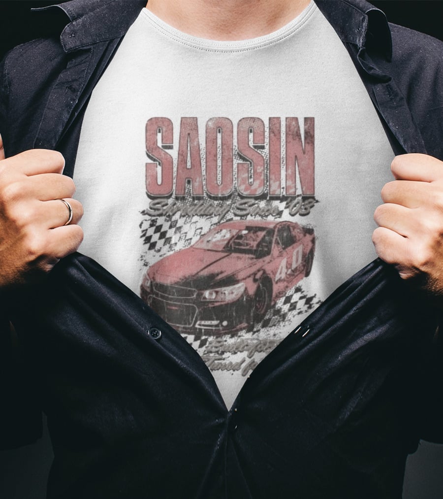 Saosin Built For Speed Turned For Power Shredding Since 2003 T-Shirt