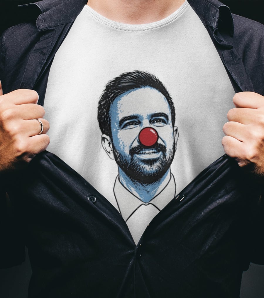 Zohran Mamdani Clown Red Nose New York State Assembly T-Shirt