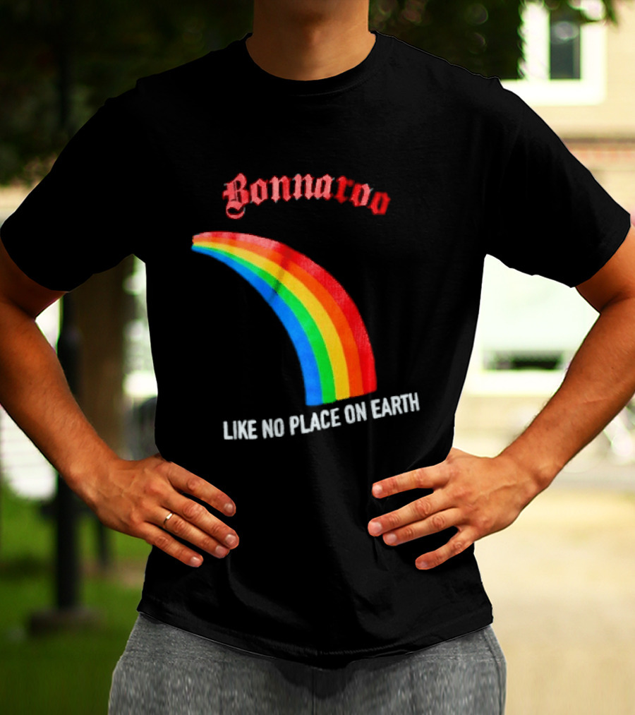 Bonnaroo Rainbow Like No Place On Earth Music Festival T-Shirt