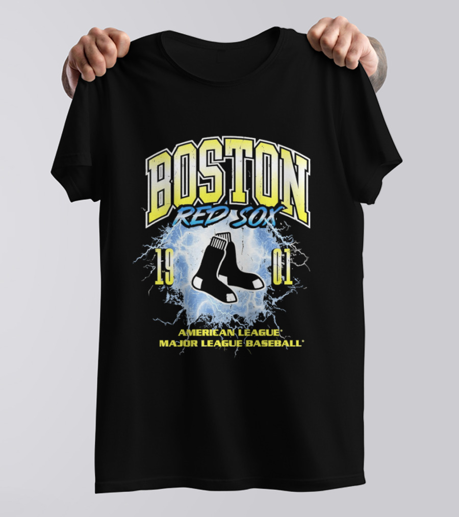 Boston Red Sox 1901 American League Major League Baseball Vintage Retro Sox T-Shirt