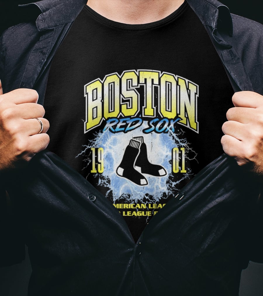 Boston Red Sox 1901 American League Major League Baseball Vintage Retro Sox T-Shirt