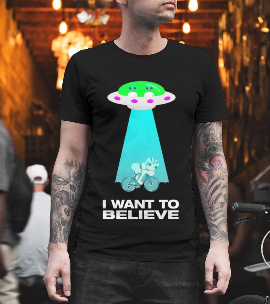 Colnago Cyclist UFO I Want To Believe Cycling T-Shirt