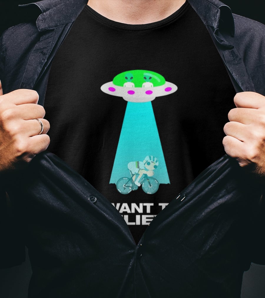 Colnago Cyclist UFO I Want To Believe Cycling T-Shirt