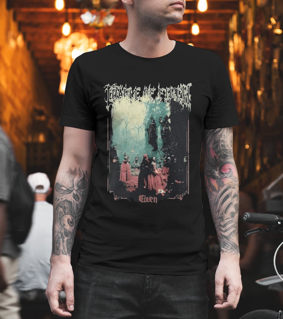 Cradle Of Filth Coven Gothic Gathering Under Moonlit Trees T-Shirt