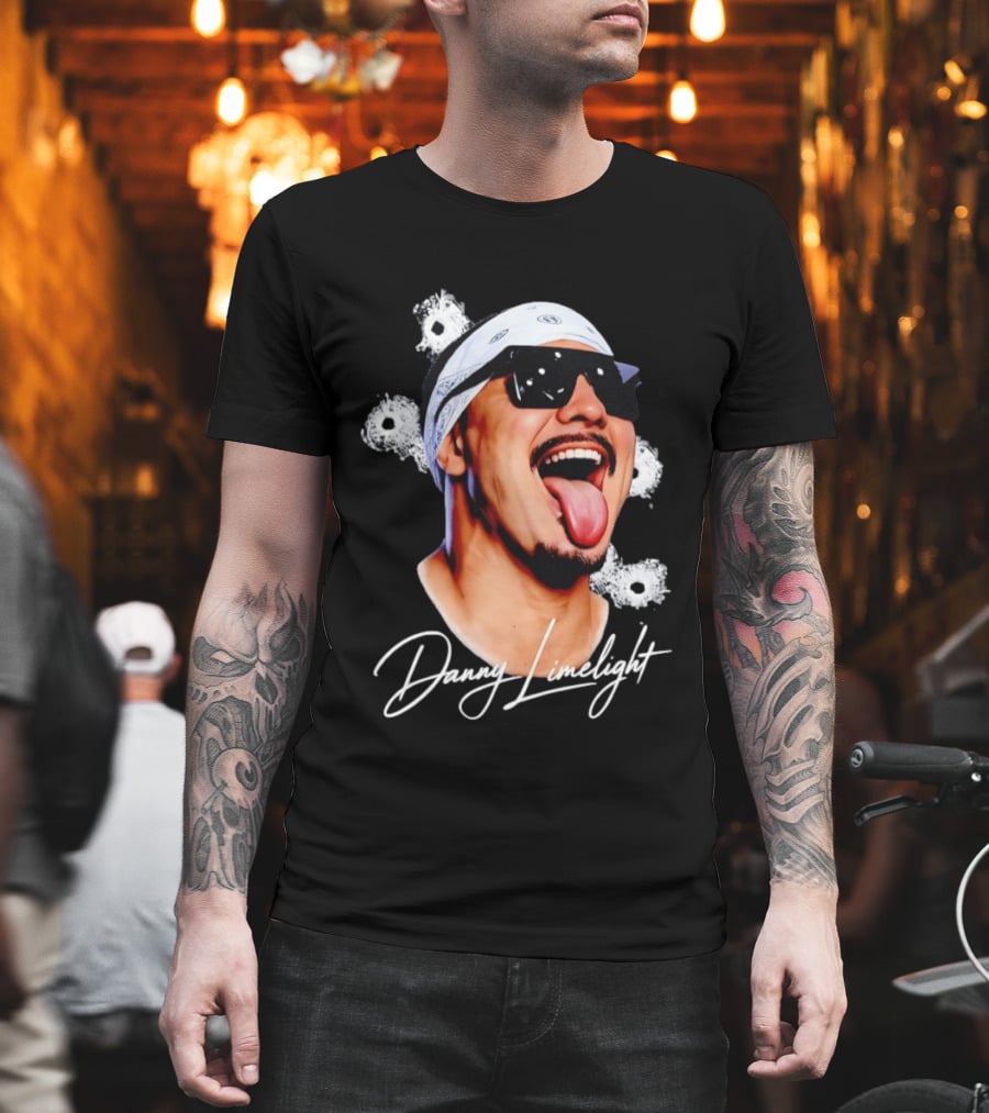 Danny Limelight Wrestling AEW Bandana And Sunglasses T-Shirt