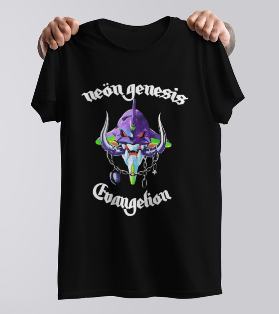 Neon Genesis Evangelion Unit 01 God's In His Heaven All's Right With The World Two Sided T-Shirt