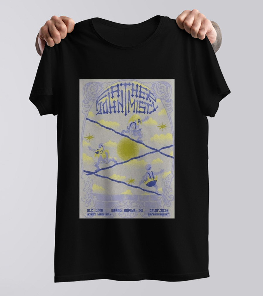 Father John Misty GLC Live Grand Rapids MI July 7 2026 Detroit Design Hall T-Shirt