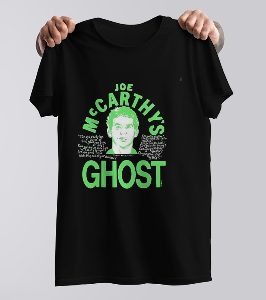 Joe McCarthy's Ghost Mike Watt 1980 Minutemen Punk Rock T-Shirt