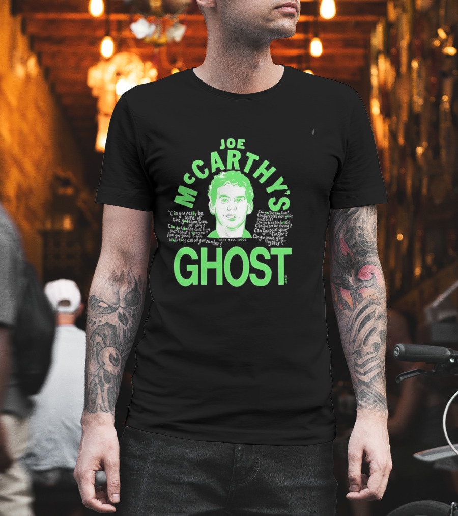Joe McCarthy's Ghost Mike Watt 1980 Minutemen Punk Rock T-Shirt