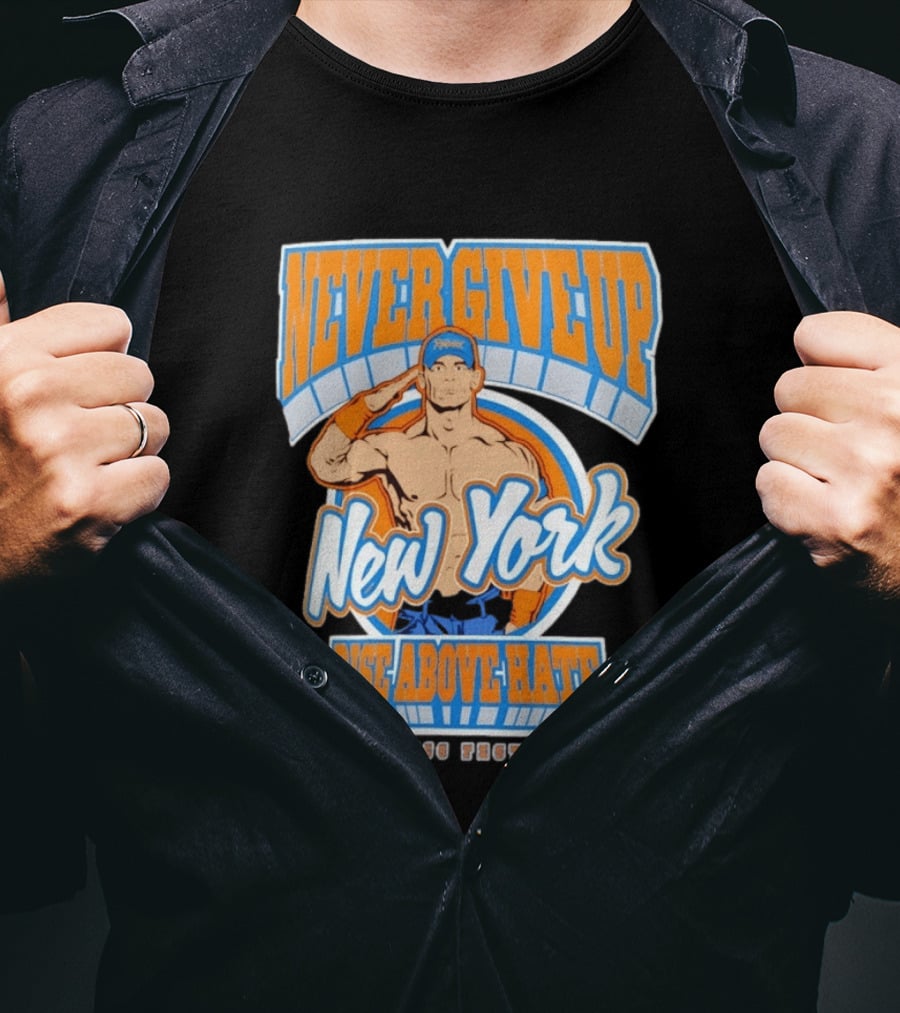Never Give Up Rise Above Hate New York Manhasset Fest 2026 T-Shirt