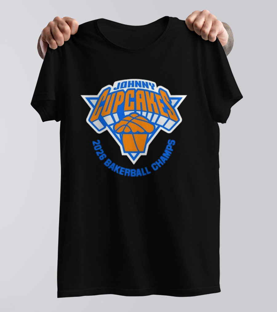 Johnny Cupcakes New York Knicks 2026 Bakerball Champs T-Shirt