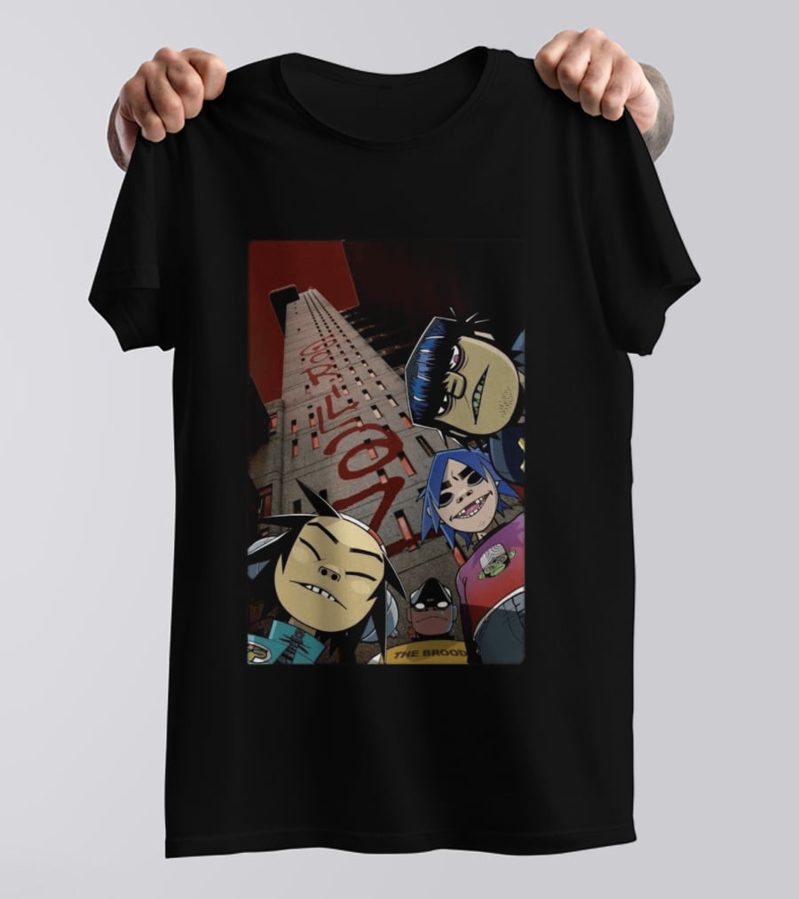 GORILLAZ Trellick Tower Characters The Brood T-Shirt