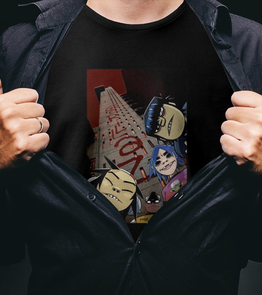 GORILLAZ Trellick Tower Characters The Brood T-Shirt
