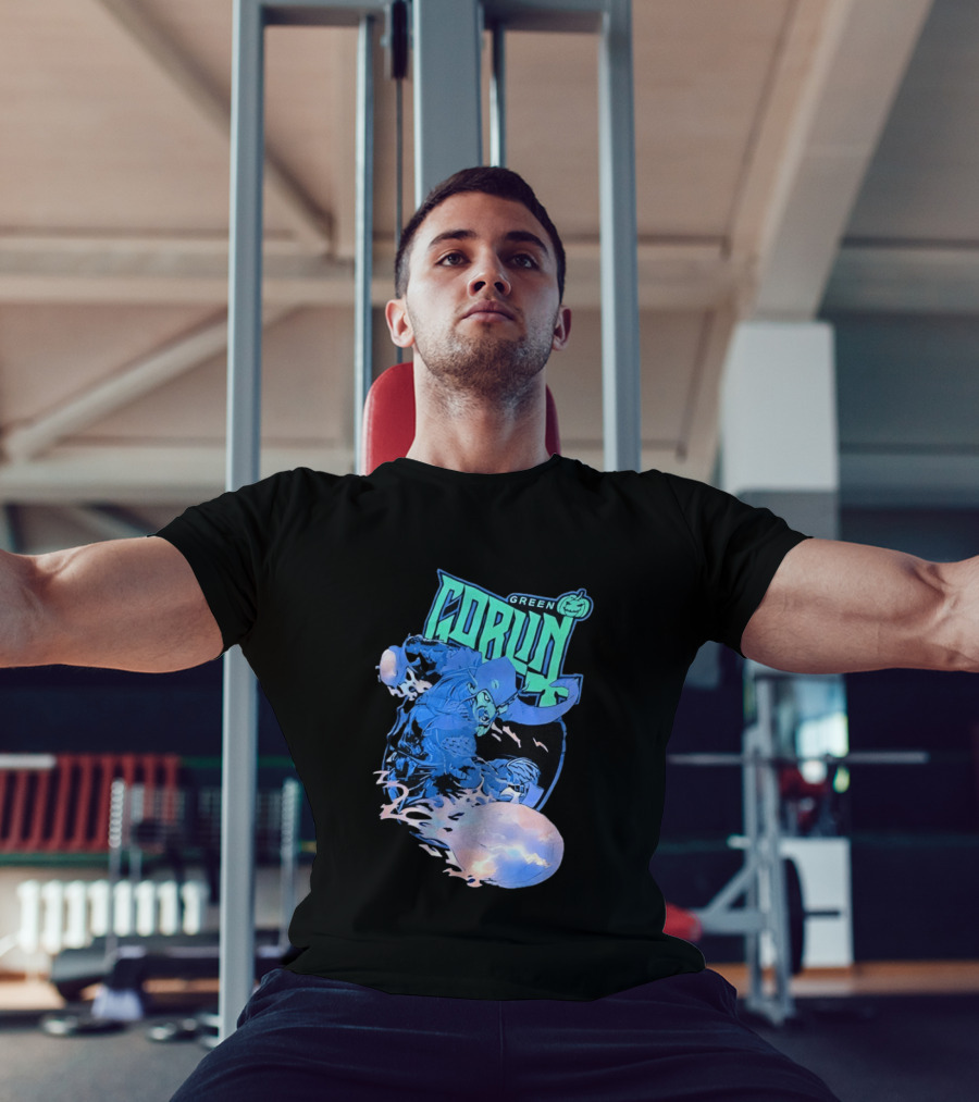 Green Goblin Pumpkin Marvel Comic Book Character Villain T-Shirt