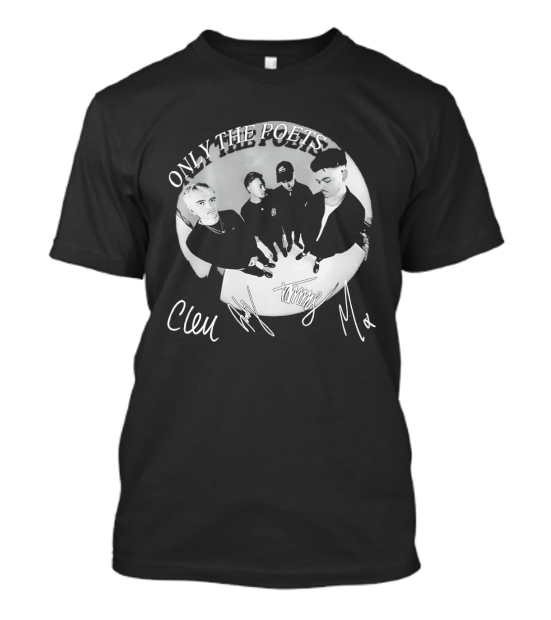 Only The Poets Band Clem Signature Autograph T-Shirt