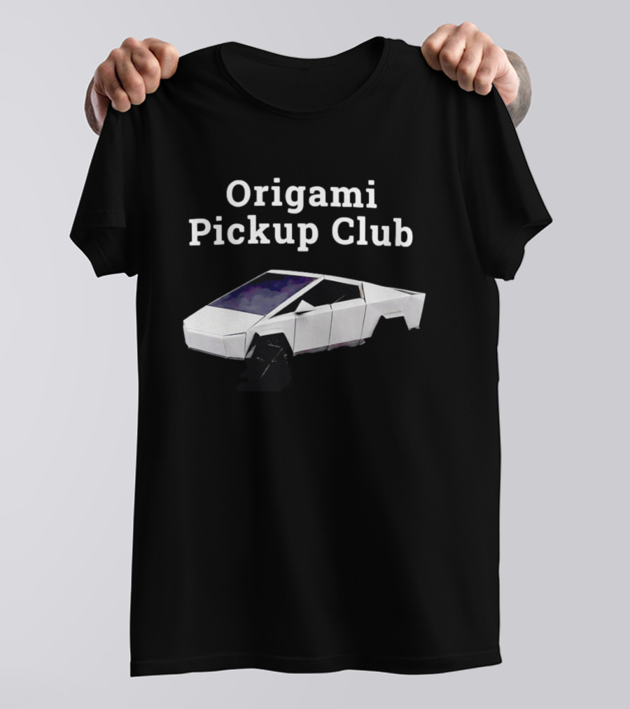 Origami Pickup Club Cybertruck Papercraft Model T-Shirt