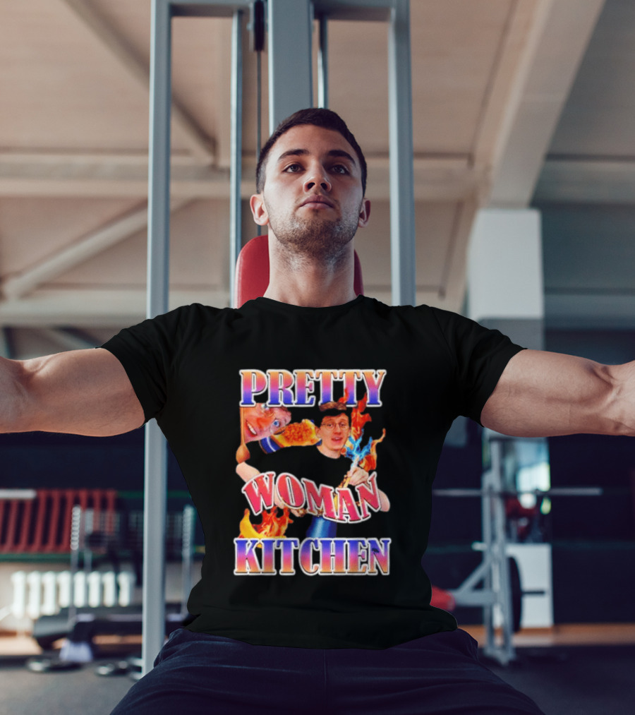 Pretty Woman Kitchen Funny JackSucksAtLife YouTube Meme T-Shirt