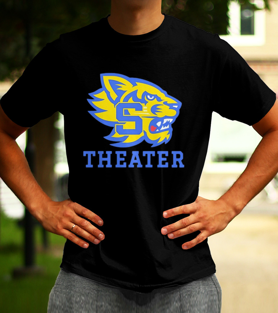 Sweetwater High School Theater Wildcat Head S T-Shirt