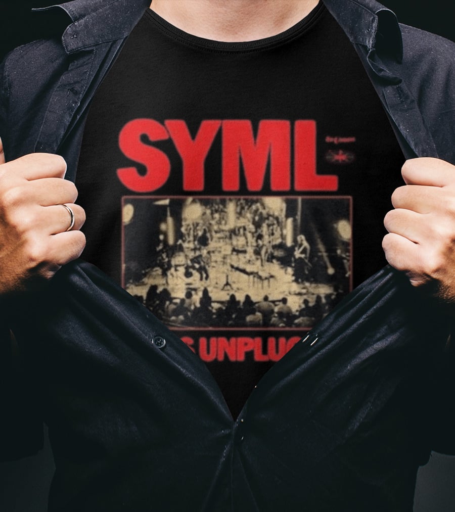 SYML Paris Unplugged Live Performance Concert Photography T-Shirt